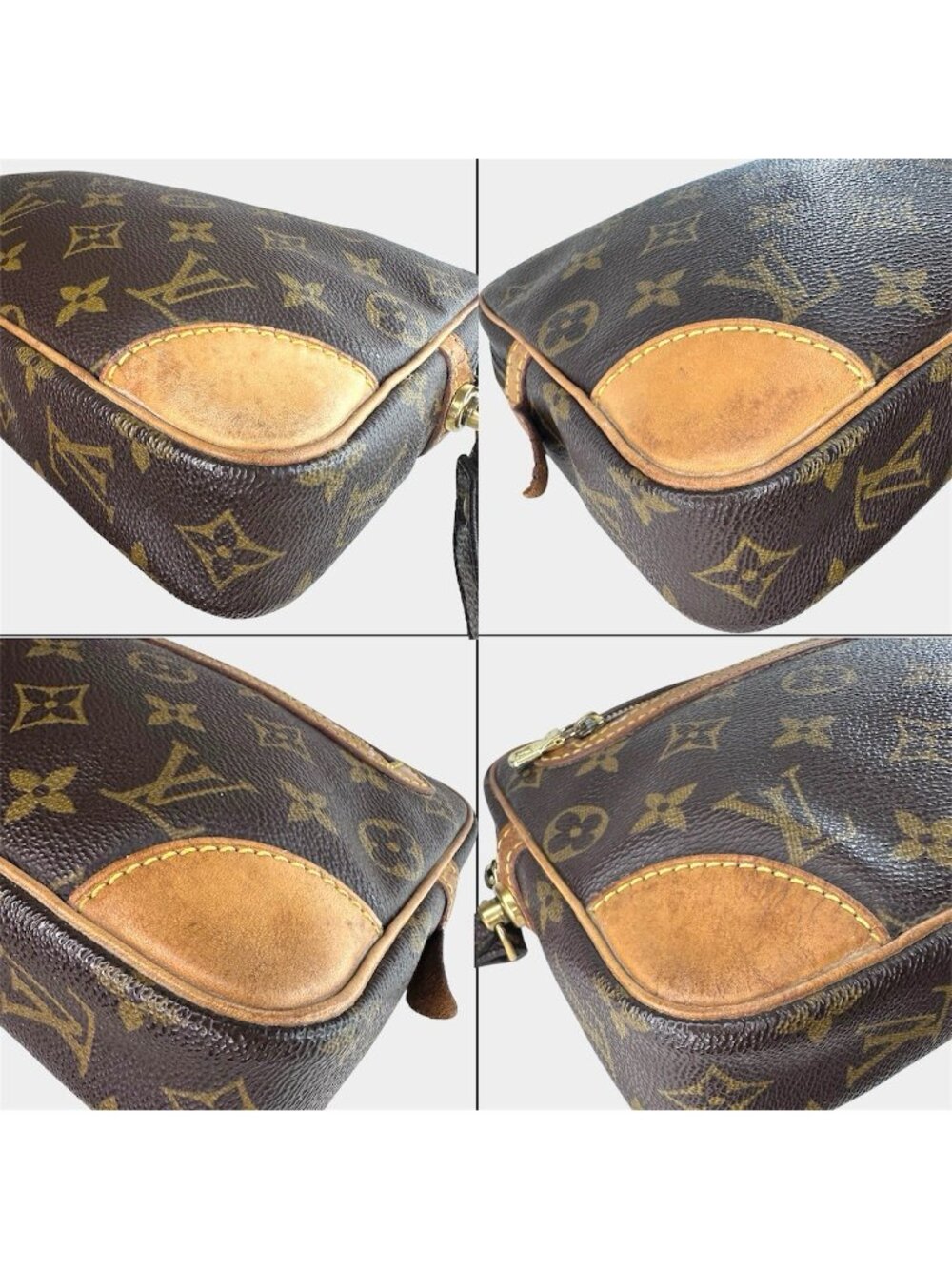 Authentic Louis Vuitton Marly Dragonne GM Monogram Clutch Pouch Hand Bag SL 0933 - Picture 10 of 12